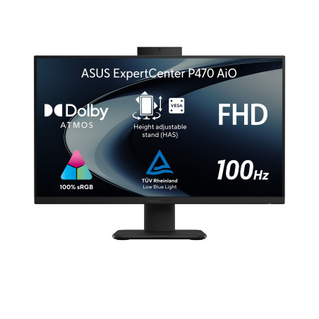 ASUS ExpertCenter/P400 (P470VAK-BPC7321TX)/27''/FHD/7-240H/32GB/1TB/Intel int/W11P/Černá/3ROn-Site