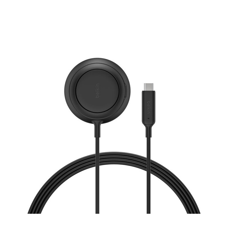 BELKIN ULTRACHARGE Qi2 25W podložka so stojanom bez adaptéra čierna