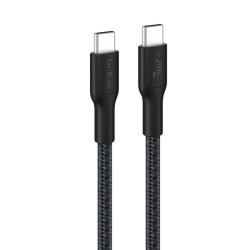 BELKIN kábel USB-C 240W opletaný 3m čierny