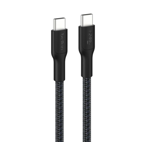 BELKIN kábel USB-C 240W opletaný 3m čierny