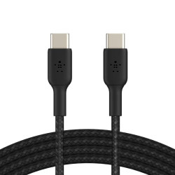 BELKIN BOOSTCHARGE USB-C kábel opletaný 2m čierny
