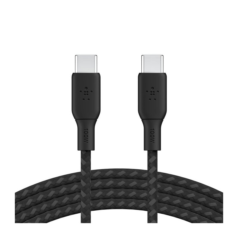 BELKIN BOOSTCHARGE 100W USB-C opletaný 3m čierny