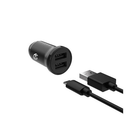 Nabíjačka FIXED 2xUSB, USB/micro USB kábel, 1m, 15W