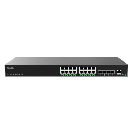 Grandstream GWN7812P L3 Managed Network PoE Switch 16 portov / 4 SFP+, VLAN, DHCP, Stacking