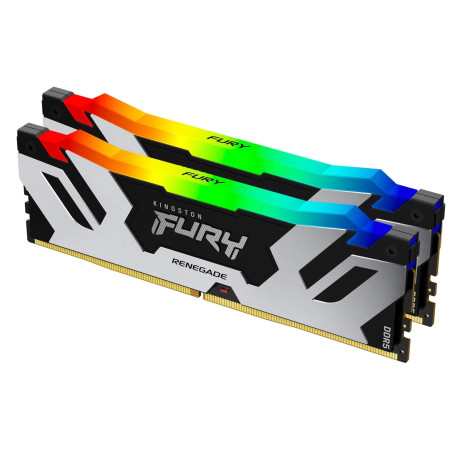Kingston FURY Renegade/DDR5/32/7200MHz/CL38/2x16GB/RGB/Black/Silv
