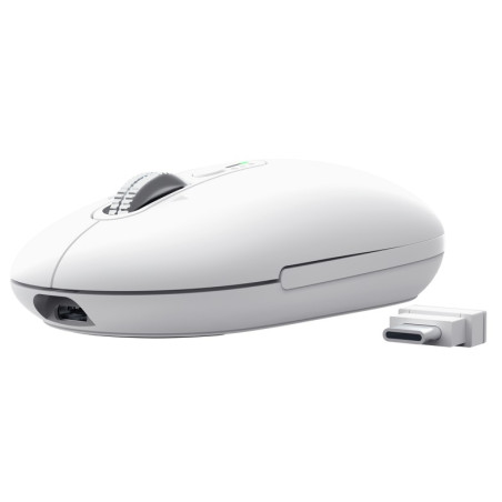 Trust Seron Slim/Kancelárska/Optická/3 200 DPI/USB+BT/Biela