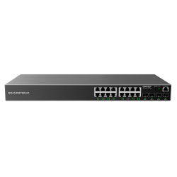 Grandstream GWN7802P L2+ Managed Network Switch 16x 1Gb RJ45, 4x SFP, PoE, DHCP, QoS, VLAN