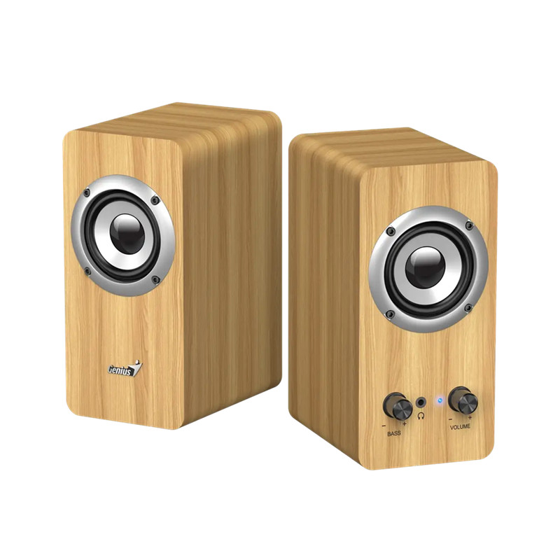 GENIUS SP-HF400 reproduktory, svetlé drevo
