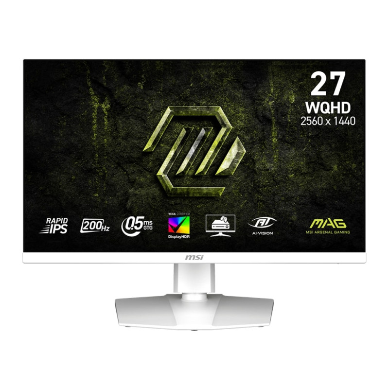 MSI MAG/274QRFW E20/27''/IPS/QHD/200Hz/0,5ms/Biela/3R