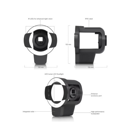 Ubiquiti UACC-Pro-Bullet-Enhancer-B, Pro Bullet Enhancer, čierna