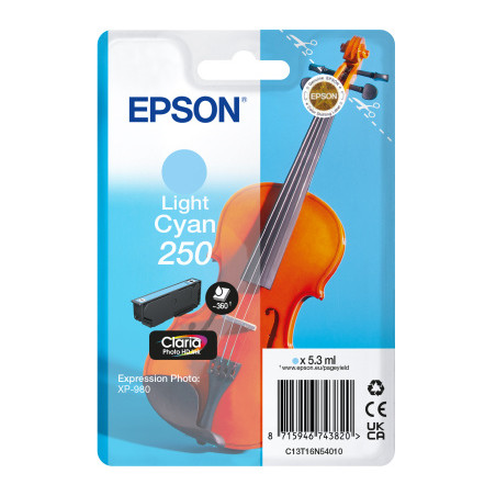 Epson Singlepack Light Cyan 250 ink