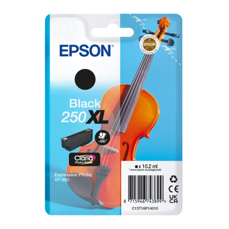 Epson Singlepack Black 250XL ink