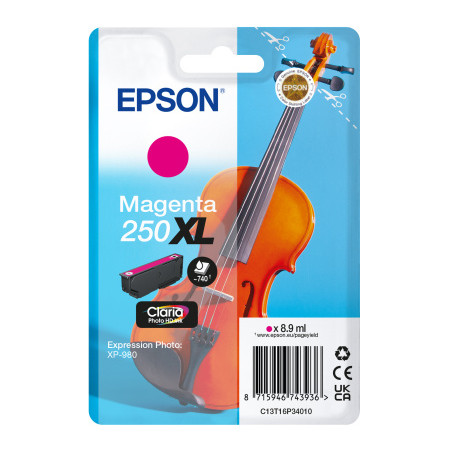 Epson Singlepack Magenta 250XL ink