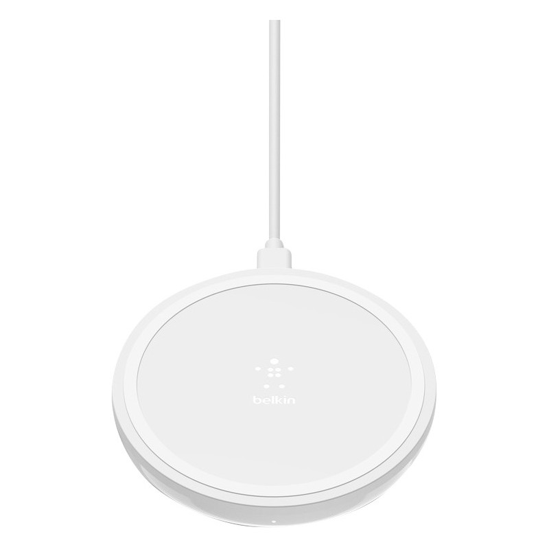 BELKIN 10W bezdrôtová nabíjačka so zdrojom a káblom, biela