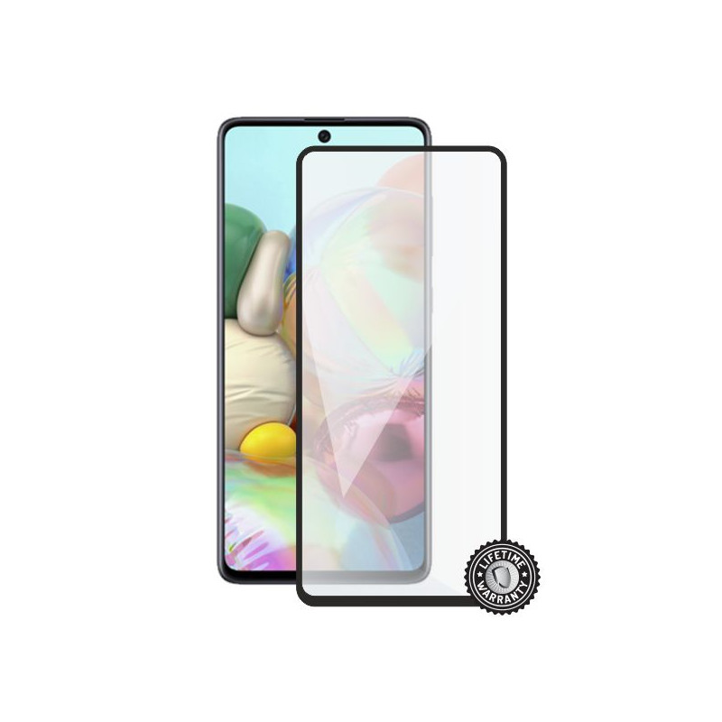 Screenshield SAMSUNG A515 Galaxy A51 Tempered Glass protection (full COVER black)