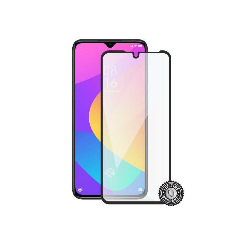 Screenshield XIAOMI Mi 9 Lite Tempered Glass protection (full COVER black)