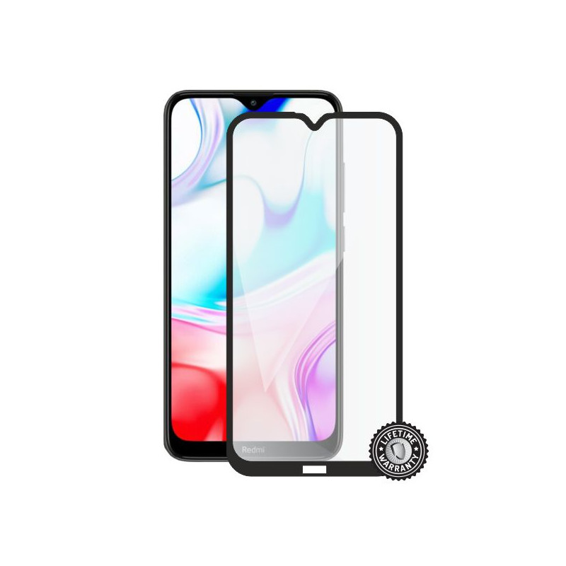 Screenshield XIAOMI Redmi 8 Tempered Glass protection (full COVER black)