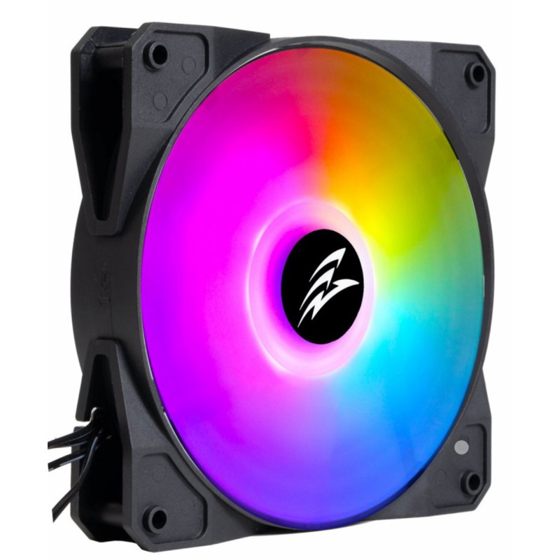 EVOLVEO 12FMB, ventilátor, 120mm, 4pin molex, ARGB, master, čierny