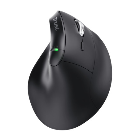 Trust Vyran/Vertikálna/Optická/Pre pravákov/4 800 DPI/USB+BT/Čierna