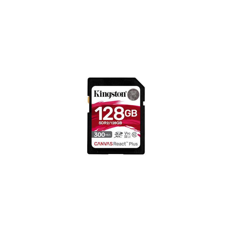 Kingston Canvas React Plus/SDHC/128 GB/UHS-II U3 / Class 10