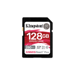 Kingston Canvas React Plus/SDHC/128 GB/UHS-II U3 / Class 10