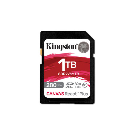 Kingston Canvas React Plus/SDHC/1TB/UHS-II U3 / Class 10