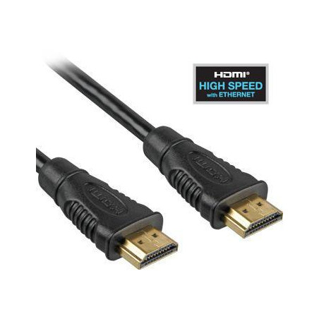 PremiumCord HDMI High Speed + Ethernet kábel, pozlátené konektory, 15m