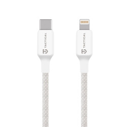 Tactical Stitch Thread Cable USB-C/Lightning 2m White