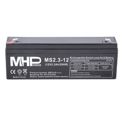 MHPower MS2.3-12 olovený akumulátor AGM 12V/2.3Ah,