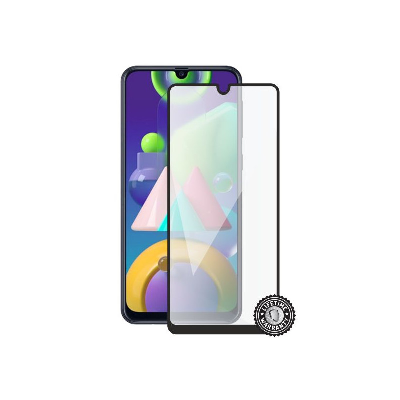 Screenshield SAMSUNG M215 Galaxy M21 Tempered Glass protection (full COVER black)