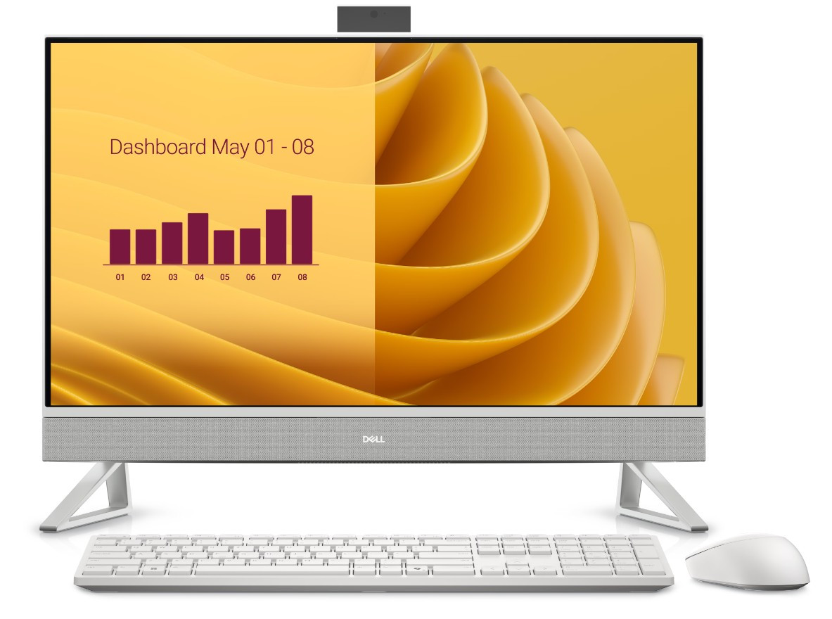Dell/27 All-in-One EC27250/27''/FHD/i5-1334U/16GB/512GB/Intel int/W11P/Biela/3ROn-Site