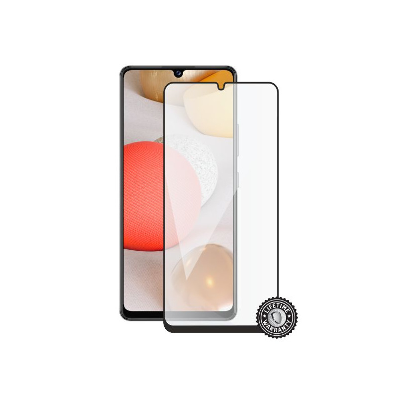 Screenshield SAMSUNG A426 Galaxy A42 (full COVER black) Tempered Glass Protection