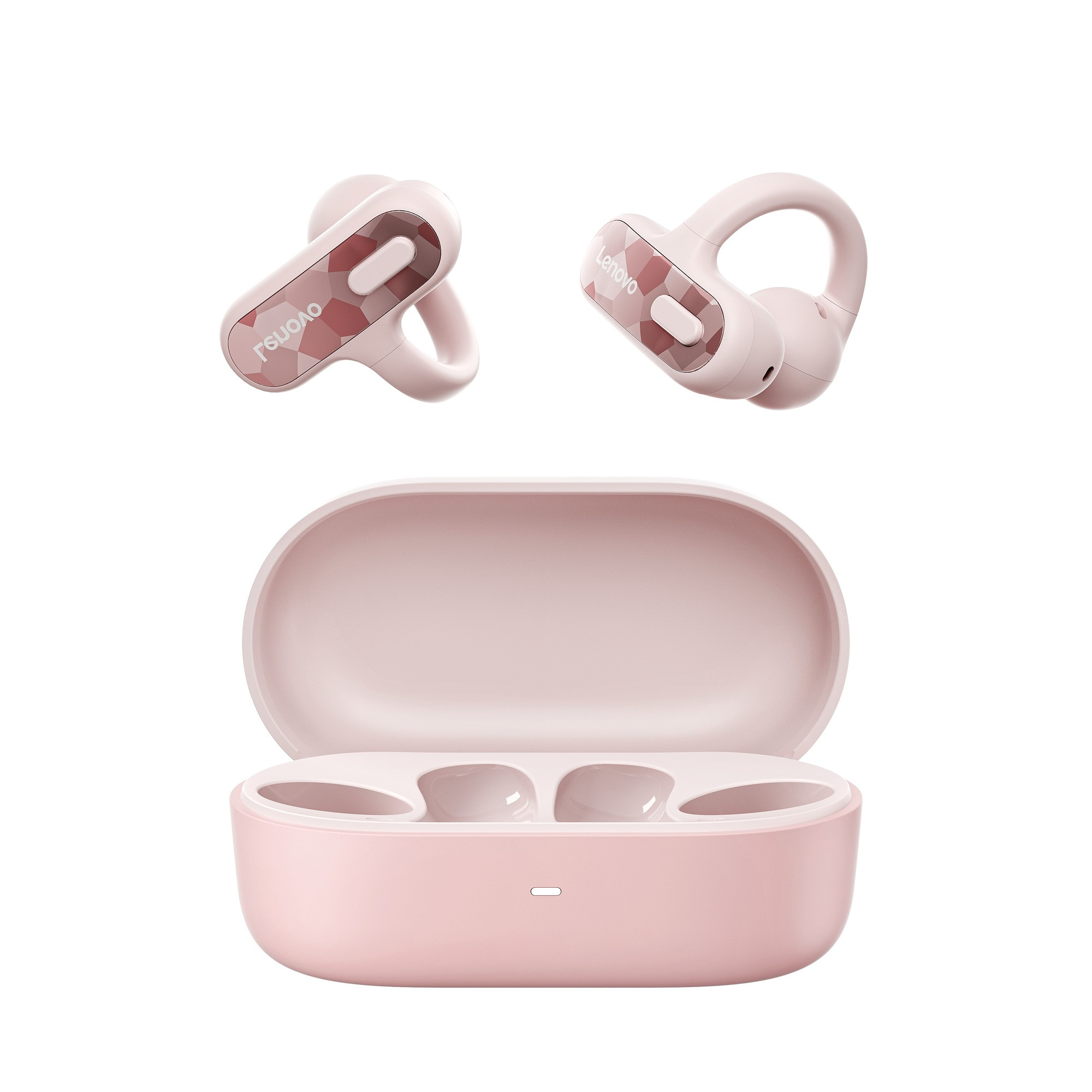 Lenovo Open-Ear Clip-on Earbuds X500/BT/Ružová