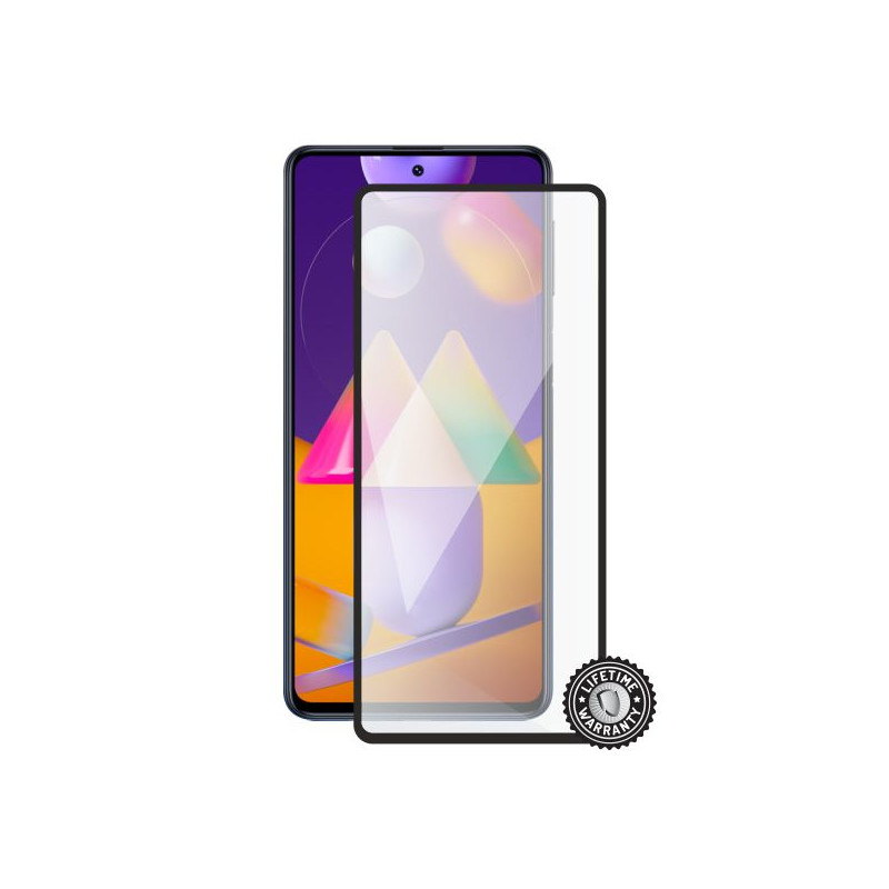 Screenshield SAMSUNG M317 Galaxy M31s (full COVER black) Tempered Glass protection