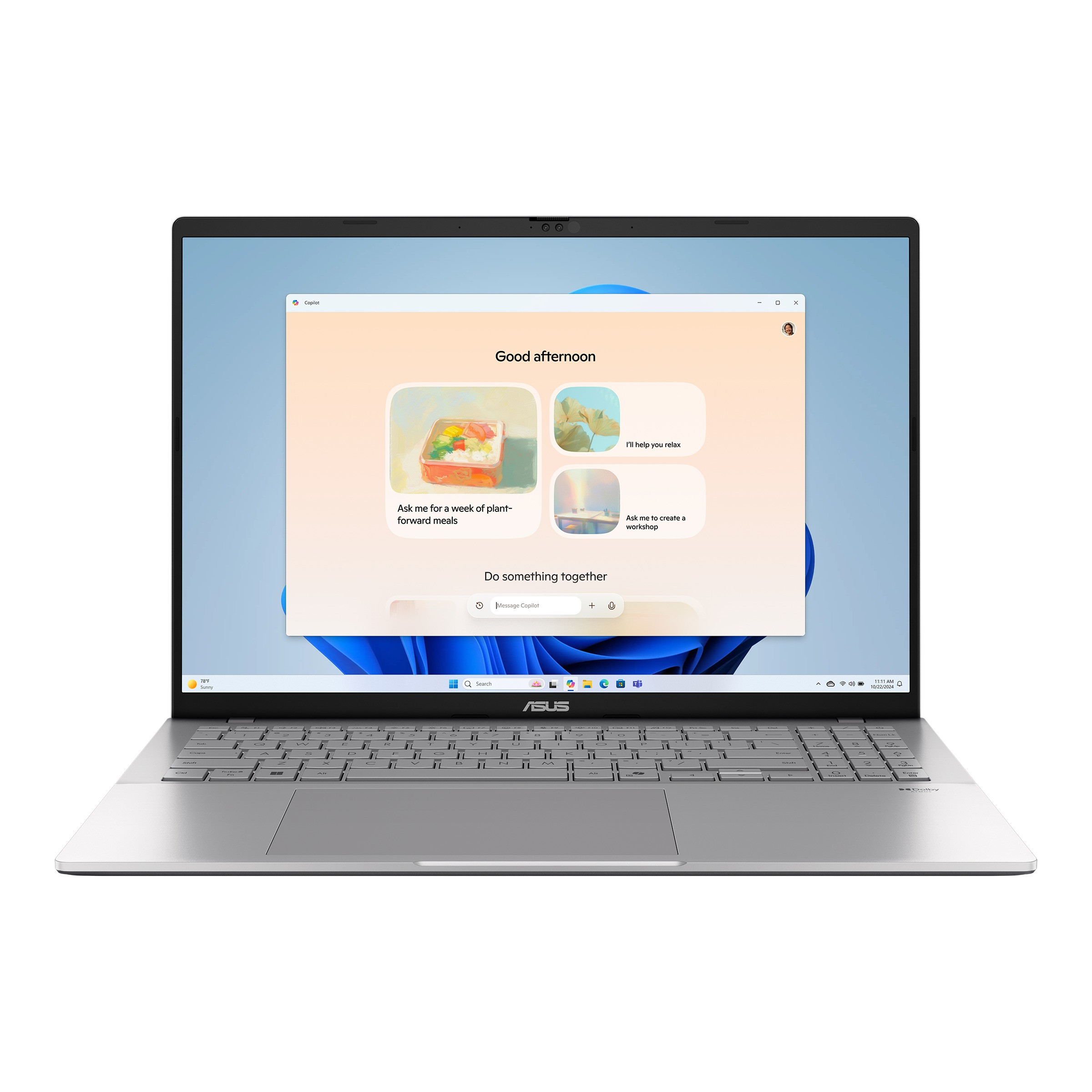 ASUS Vivobook S16/M3607GA-OLED127WZ/AI9-465/16''/WUXGA/32GB/512GB/AMD int/W11H/Silver/2R