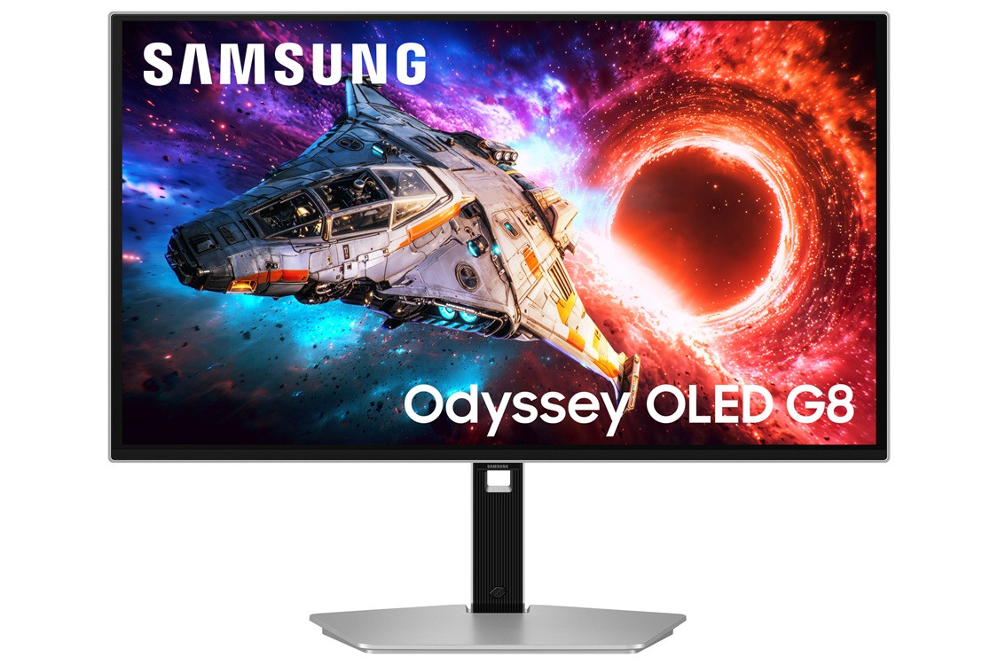 Samsung Odyssey OLED G8/LS27HG800SUXEN/27''/OLED/4K UHD/240Hz/0,03ms/Strieborná/2R