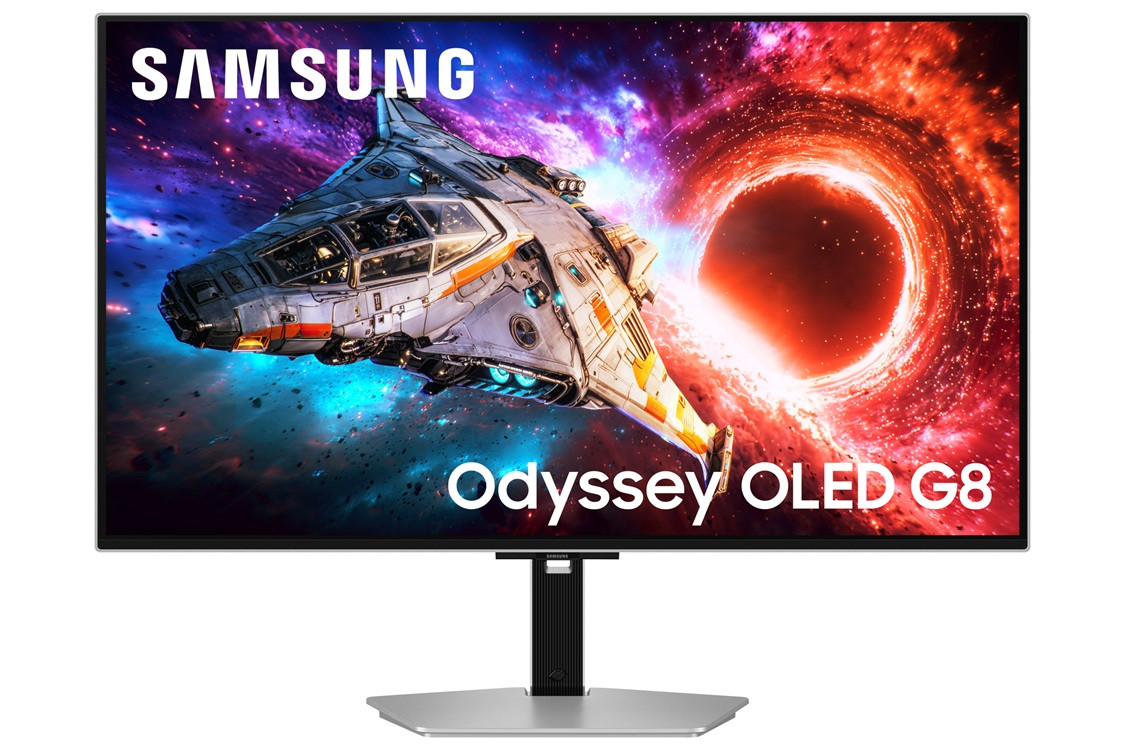 Samsung Odyssey OLED G8/LS32HG800SUXEN/32''/OLED/4K UHD/240Hz/0,03ms/Strieborná/2R