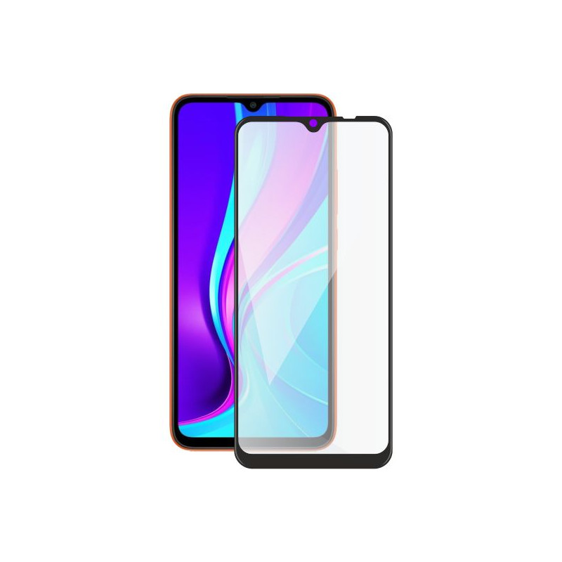 Screenshield XIAOMI Redmi 9C (full COVER black) Tempered Glass Protection
