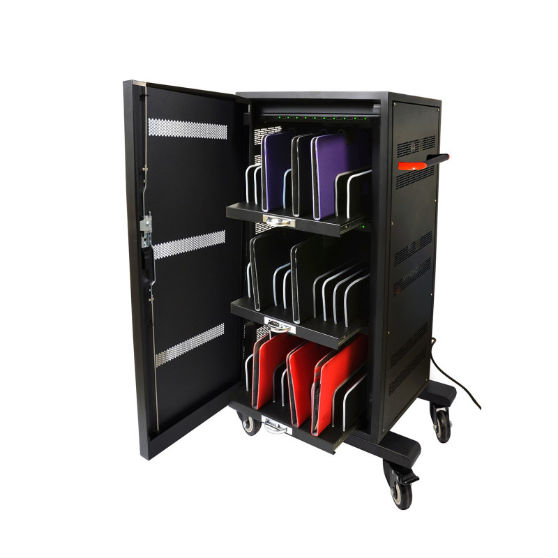 PORT CONNECT CHARGING CABINET 30 UNITS, čierny
