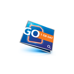 O2 Predplatená karta GO 1GB DAT