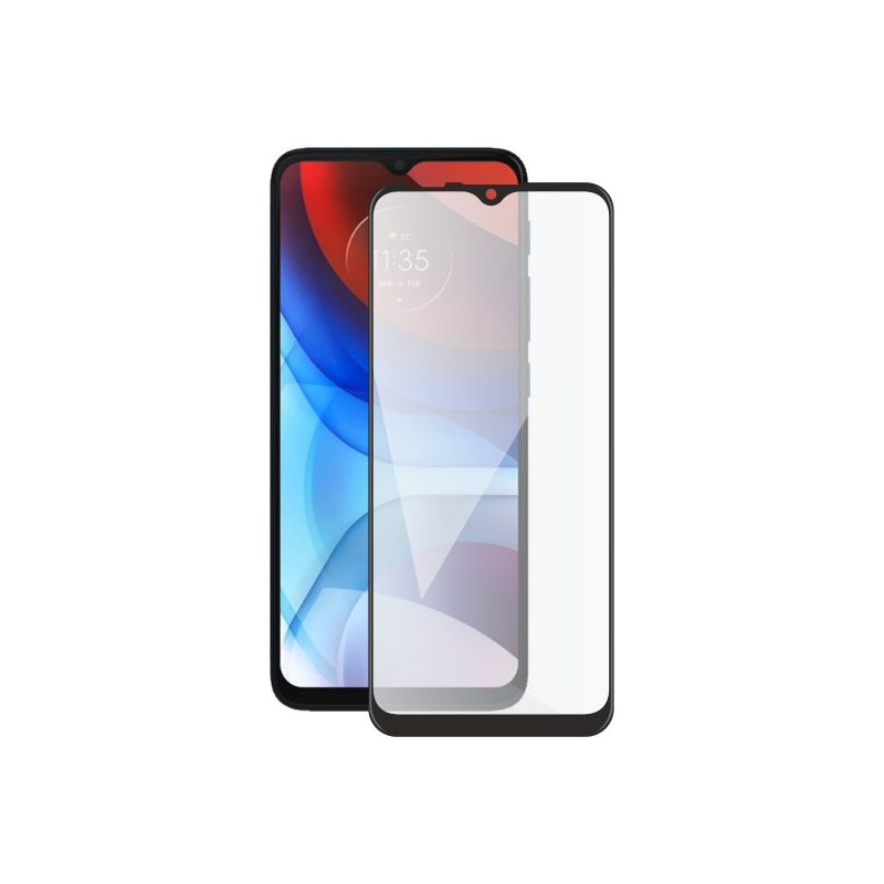 Screenshield Motoroll Moto E7 Power XT2097 (full COVER black) Tempered Glass Protection