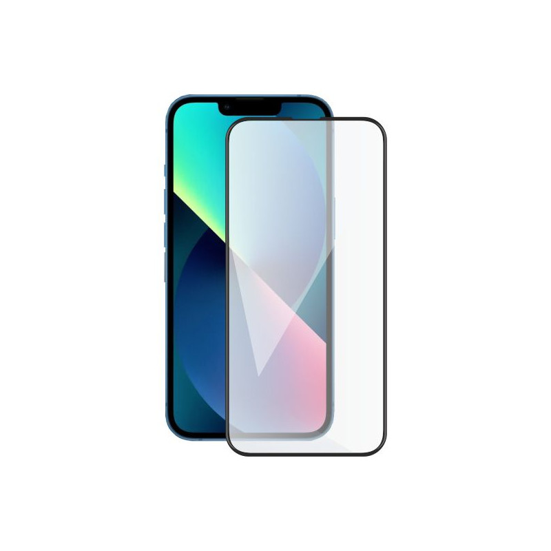 Screenshield APPLE iPhone 13 (full COVER black) Tempered Glass Protection