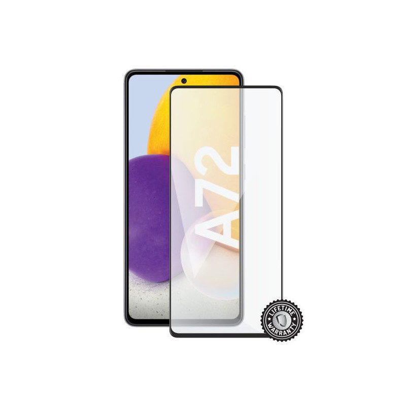 Screenshield SAMSUNG A725 Galaxy A72 (full COVER black) Tempered Glass Protection
