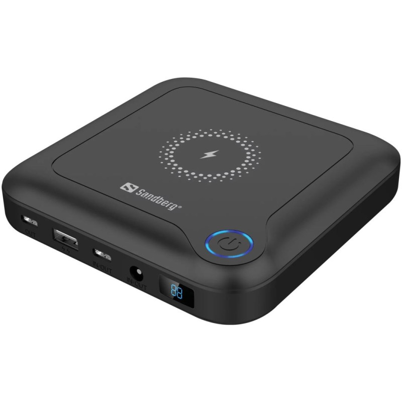 Sandberg All-in1 Laptop Powerbank 24000, čierny