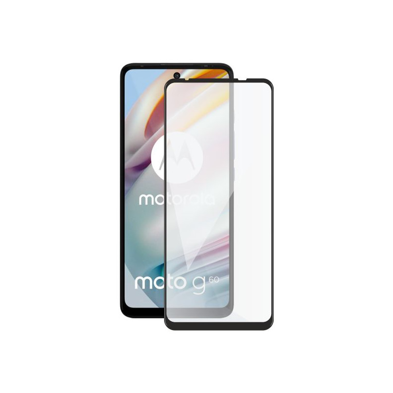 Screenshield MOTOROLA Moto G60 XT2135 (full COVER black) Tempered Glass Protection