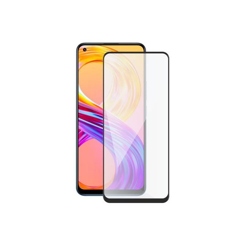 Screenshield REALME 8 Pro (full COVER black) Tempered Glass Protection