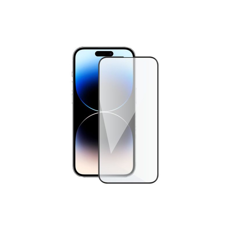 Screenshield APPLE iPhone 14 Pro (full COVER black) Tempered Glass Protection