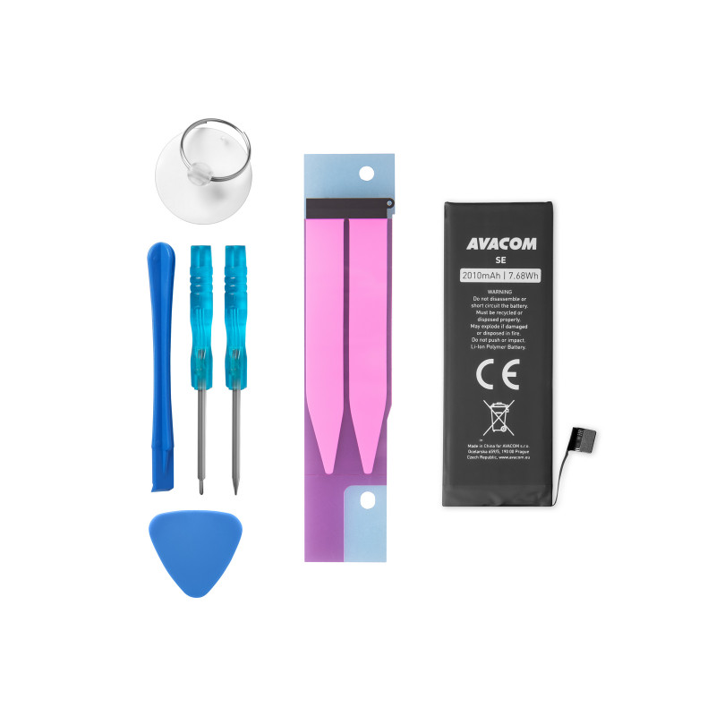 AVACOM batéria pre Apple iPhone SE 1st gen. 2016 - vysokokapacitný, Li-Ion 3,82V 2010mAh (náhrada 61