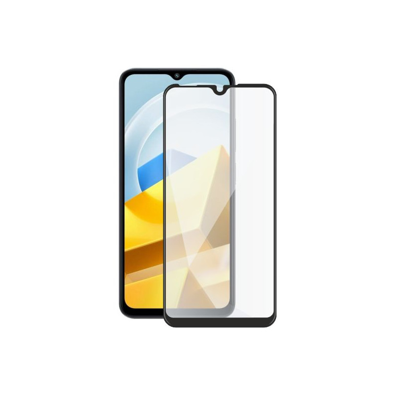Screenshield XIAOMI Poco C40 (full COVER black) Tempered Glass Protection