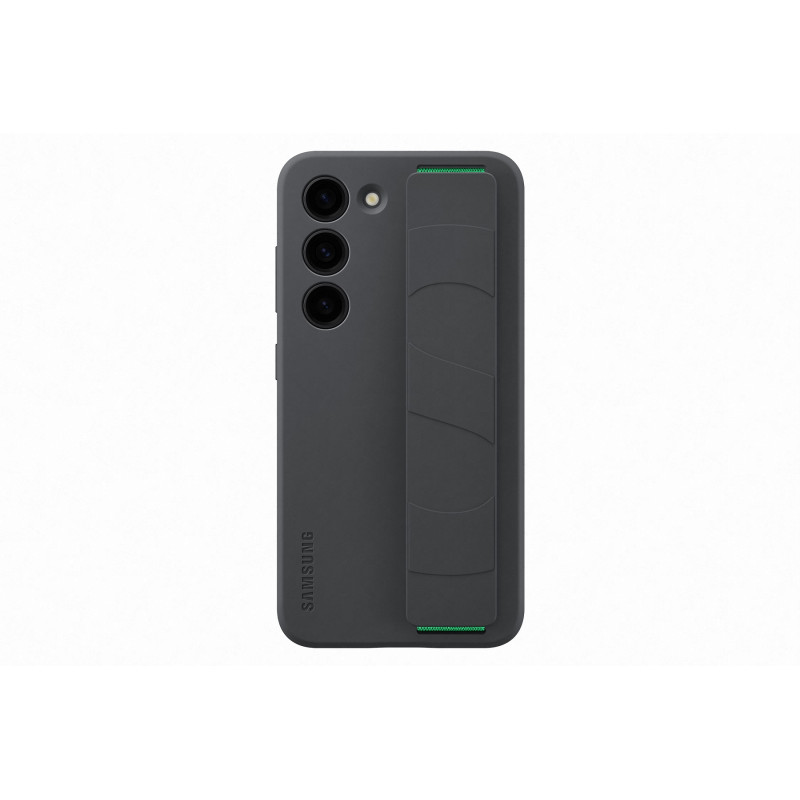 Samsung Silikónový zadný kryt s pútkom pre Samsung Galaxy S23 Black